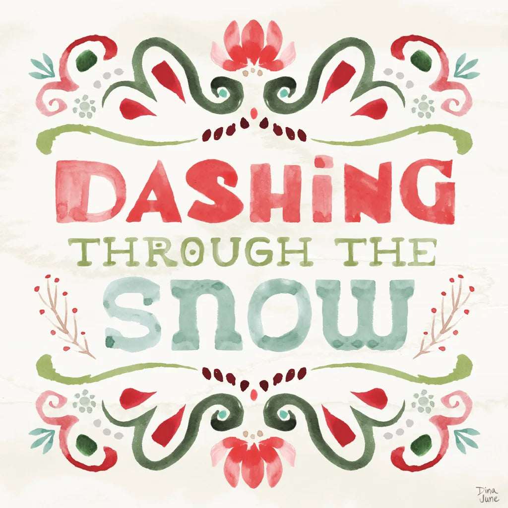 Festive Season IV by Dina June. SKU 81540a. Archival Giclee Fine art print for wall decor.