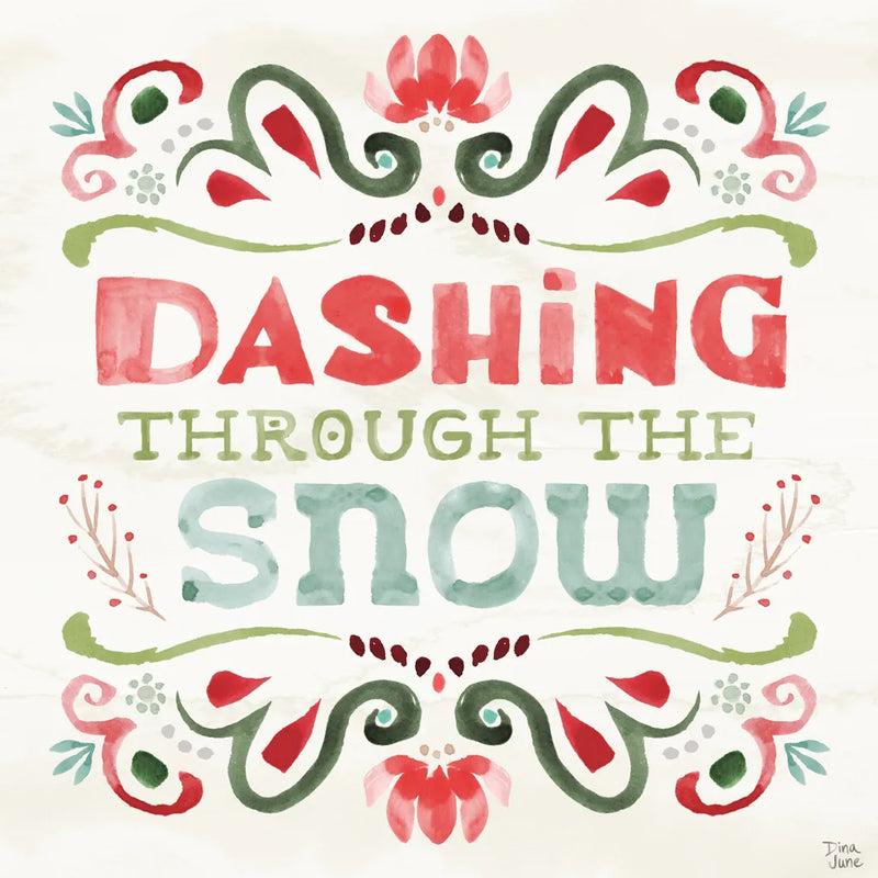 Festive Season IV by Dina June. SKU 81540a. Archival Giclee Fine art print for wall decor.