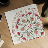 Festive Season IX by Dina June. Shown as a detailed flat fine art print, highlighting archival giclee quality. Available as an archival giclee rolled canvas, fine art paper, or poster print. SKU 81545a.