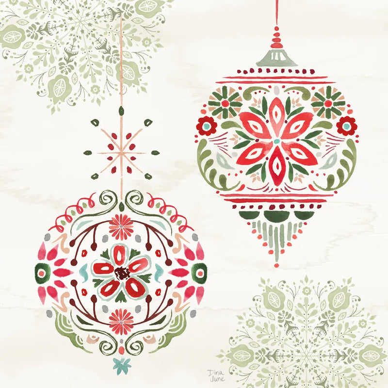 Festive Season VI by Dina June. SKU 81542a. Archival Giclee Fine art print for wall decor.