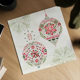 Festive Season VI by Dina June. Shown as a detailed flat fine art print, highlighting archival giclee quality. Available as an archival giclee rolled canvas, fine art paper, or poster print. SKU 81542a.