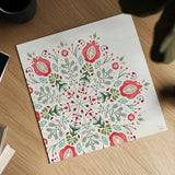 Festive Season VIII by Dina June. Shown as a detailed flat fine art print, highlighting archival giclee quality. Available as an archival giclee rolled canvas, fine art paper, or poster print. SKU 81544a.