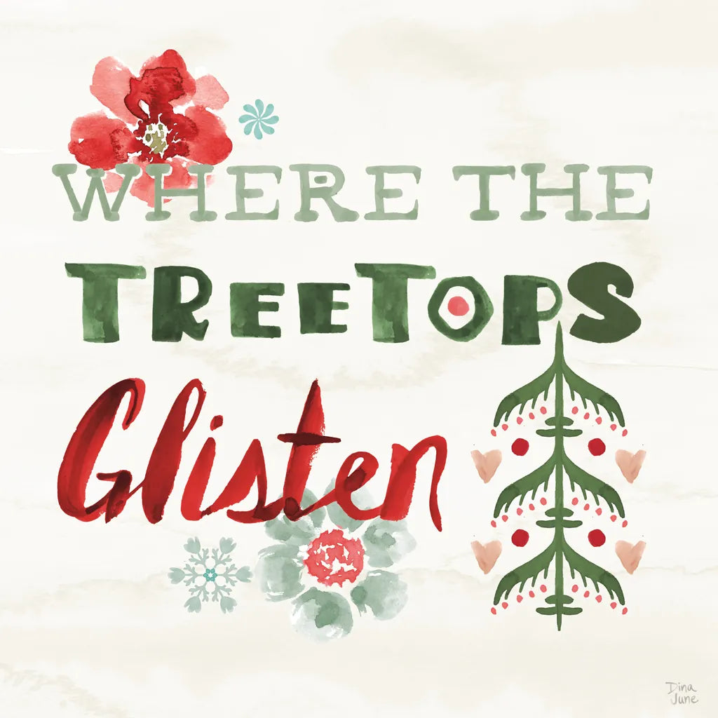 Festive Season XI by Dina June. SKU 81547a. Archival Giclee Fine art print for wall decor.