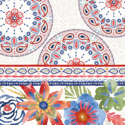 Festive Summer II by Dina June. SKU 90263a. Archival Giclee Fine art print for wall decor.