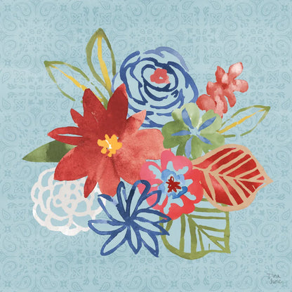 Festive Summer V by Dina June. SKU 90266a. Archival Giclee Fine art print for wall decor.