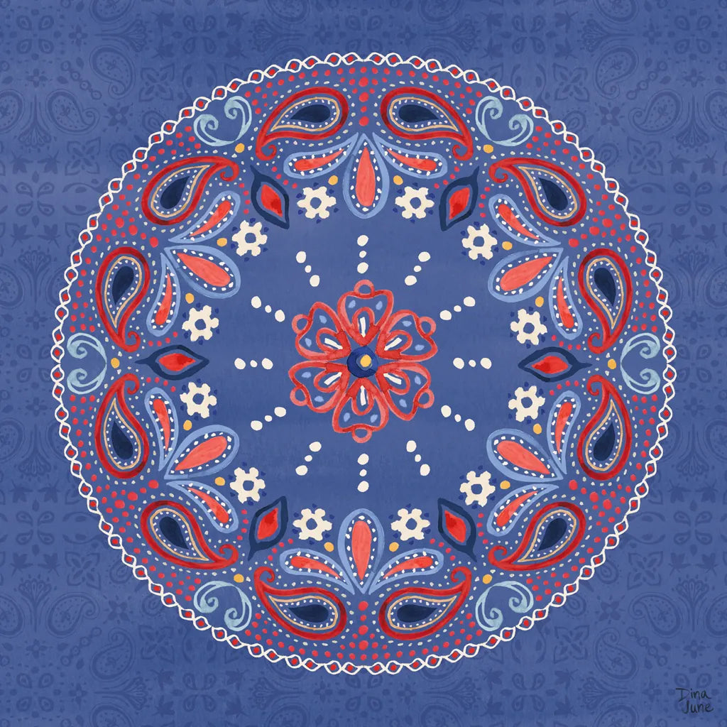 Festive Summer VI by Dina June. SKU 90267a. Archival Giclee Fine art print for wall decor.