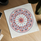 Festive Summer VI Light by Dina June. Shown as a detailed flat fine art print, highlighting archival giclee quality. Available as an archival giclee rolled canvas, fine art paper, or poster print. SKU 90269a.