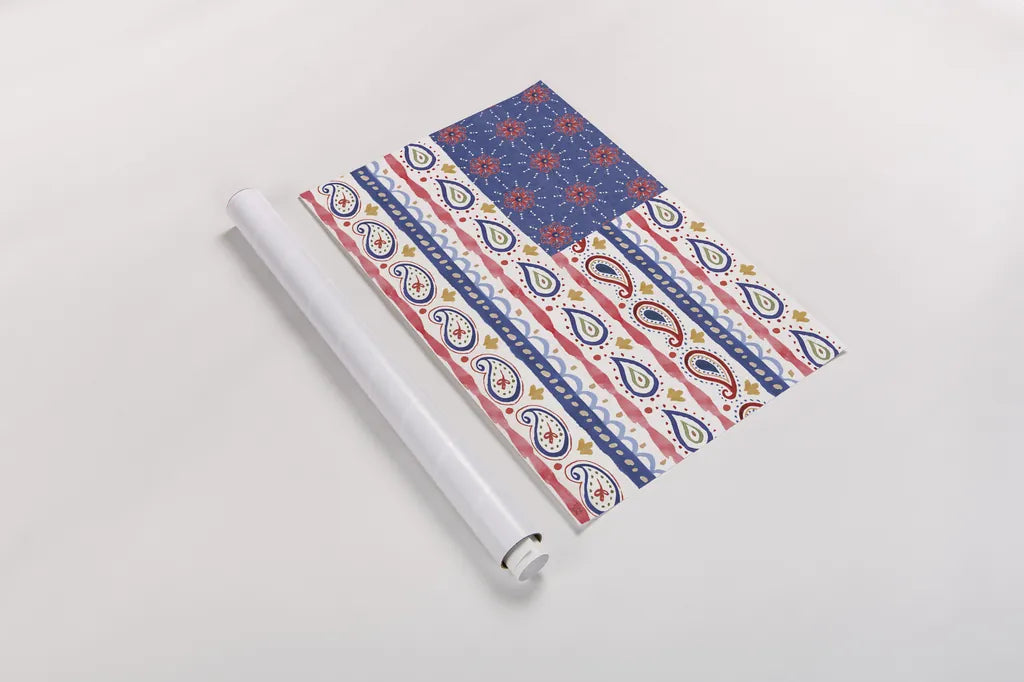 Festive Summer VIII by Dina June. shown as a rolled paper print. Available as archival giclee rolled canvas, fine art paper, or poster print. SKU 93172i.