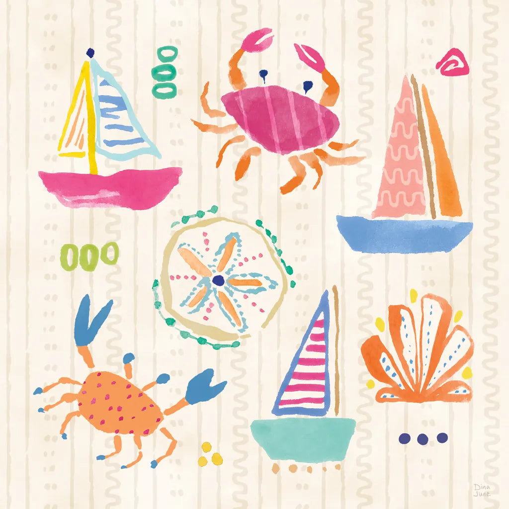 Fine in the Sunshine II by Dina June. SKU 99580a. Archival Giclee Fine art print for wall decor.