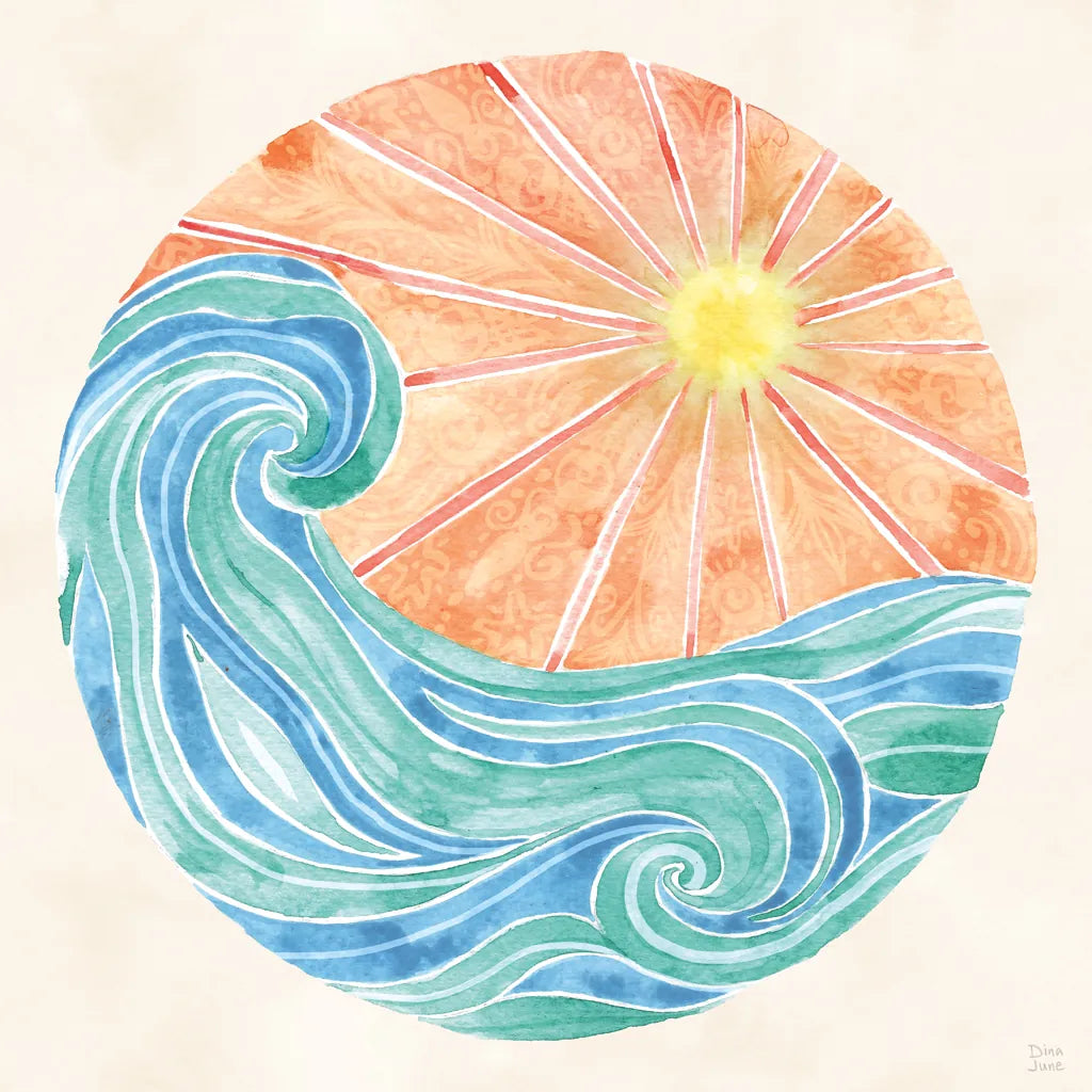 Fine in the Sunshine VII by Dina June. SKU 99585a. Archival Giclee Fine art print for wall decor.