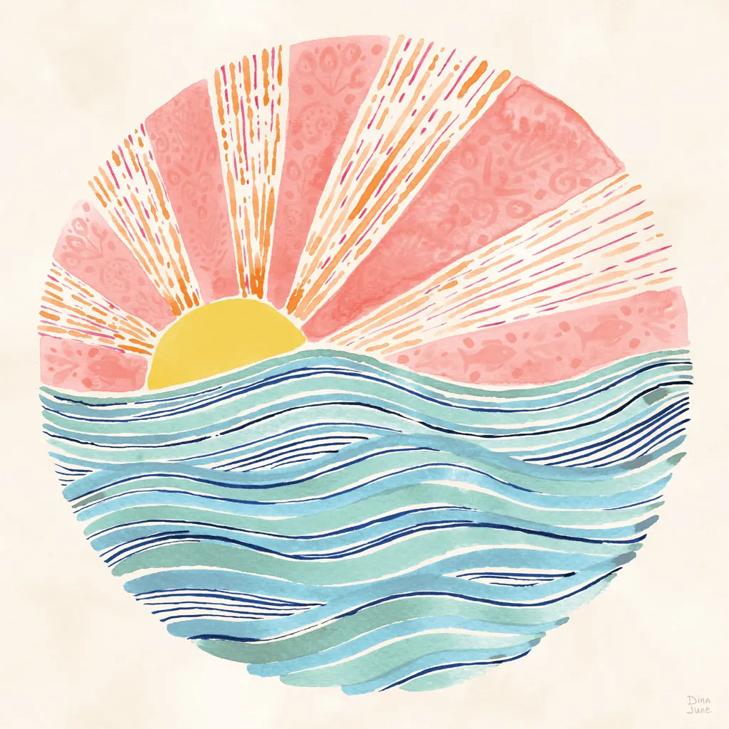 Fine in the Sunshine VIII by Dina June. SKU 99586a. Archival Giclee Fine art print for wall decor.