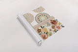 Floral Chic I by Dina June. shown as a rolled paper print. Available as archival giclee rolled canvas, fine art paper, or poster print. SKU 83803i.
