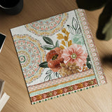 Floral Chic III by Dina June. Shown as a detailed flat fine art print, highlighting archival giclee quality. Available as an archival giclee rolled canvas, fine art paper, or poster print. SKU 83805a.