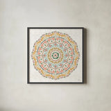 Floral Chic IX by Dina June. Shown in a sleek black glass frame for a contemporary gallery look. Available as an archival giclee rolled canvas, fine art paper, or poster print. SKU 83811a.