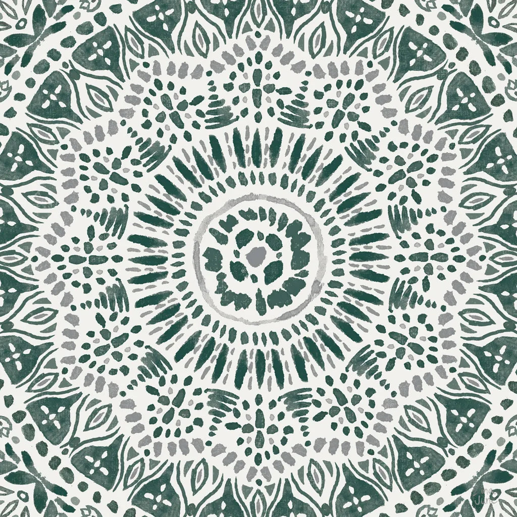 Floral Chic IX Green by Dina June. SKU 84973a. Archival Giclee Fine art print for wall decor.