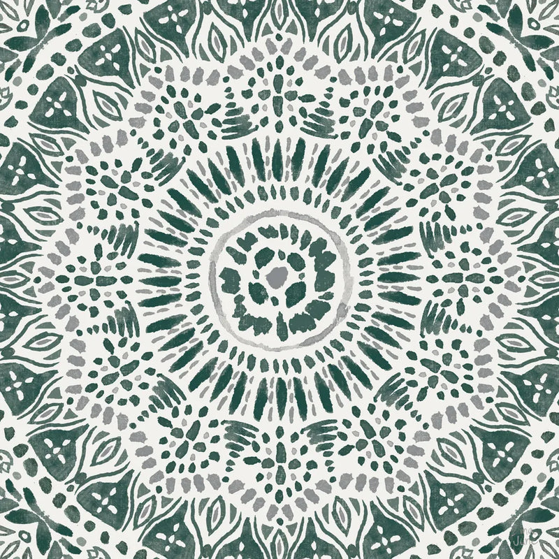 Floral Chic IX Green by Dina June. SKU 84973a. Archival Giclee Fine art print for wall decor.