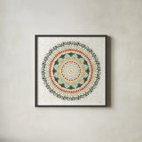 Floral Chic VIII by Dina June. Shown in a sleek black glass frame for a contemporary gallery look. Available as an archival giclee rolled canvas, fine art paper, or poster print. SKU 83810a.