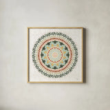Floral Chic VIII by Dina June. Shown in a natural wood glass frame for a timeless modern aesthetic. Available as an archival giclee rolled canvas, fine art paper, or poster print. SKU 83810a.