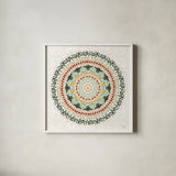 Floral Chic VIII by Dina June. Shown in a crisp white glass frame for a clean and minimalist style. Available as an archival giclee rolled canvas, fine art paper, or poster print. SKU 83810a.