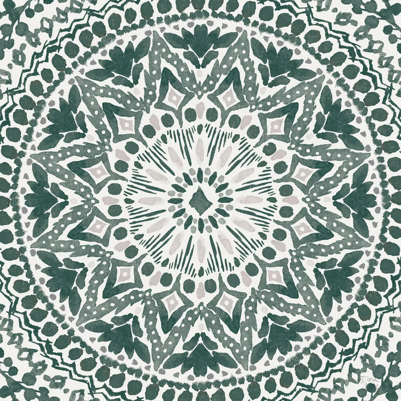 Floral Chic VIII Green by Dina June. SKU 84972a. Archival Giclee Fine art print for wall decor.