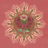 Floral Mandala I by Dina June. SKU 87814a. Archival Giclee Fine art print for wall decor.