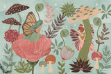 Floralscape Fairies I by Dina June. SKU 88919i. Archival Giclee Fine art print for wall decor.