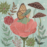 Floralscape Fairies II by Dina June. SKU 88920a. Archival Giclee Fine art print for wall decor.