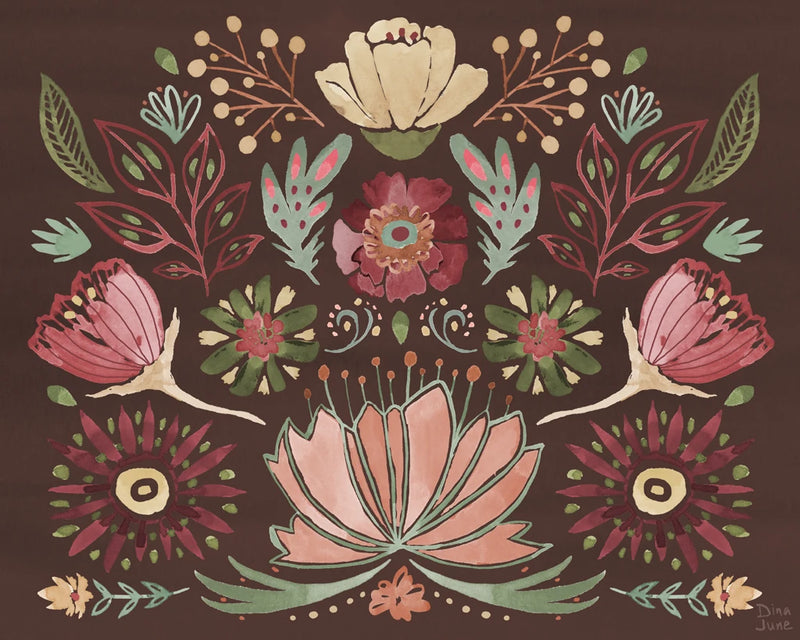 Floralscape III by Dina June