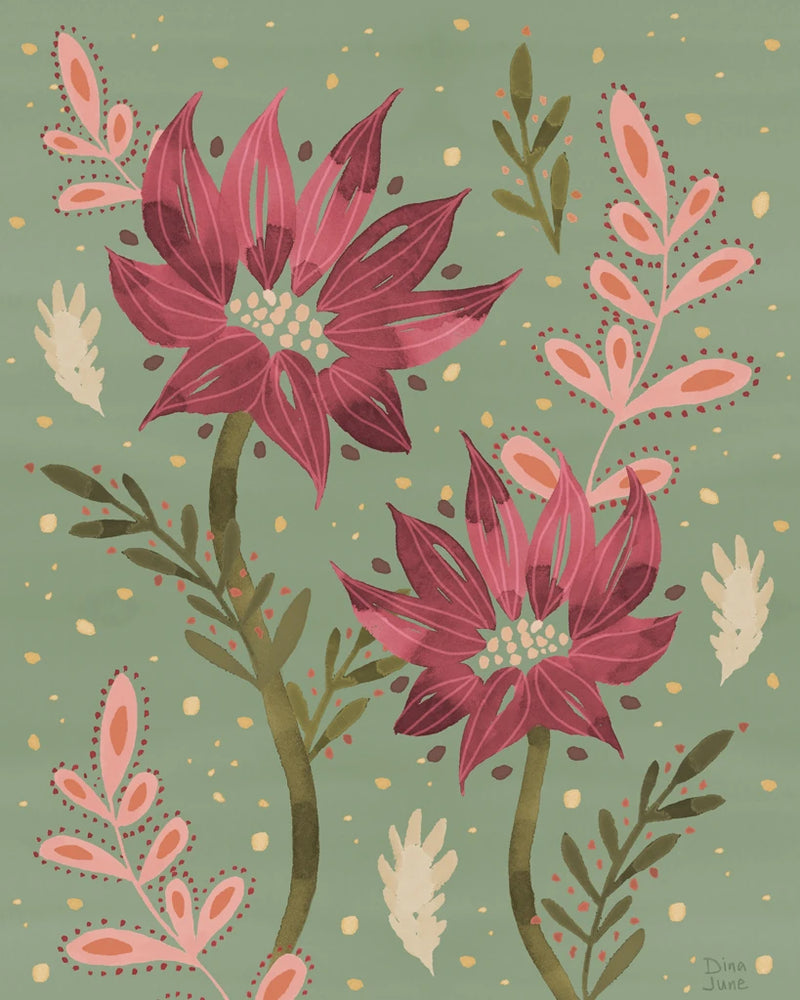 Floralscape IV by Dina June