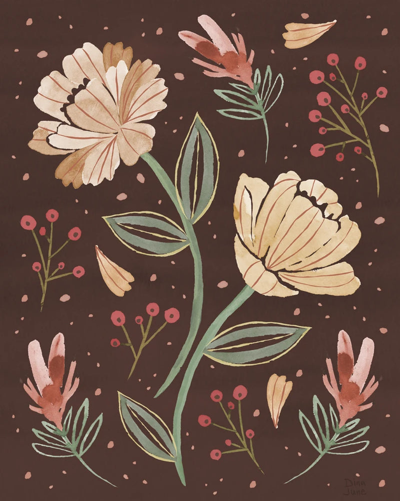 Floralscape V by Dina June