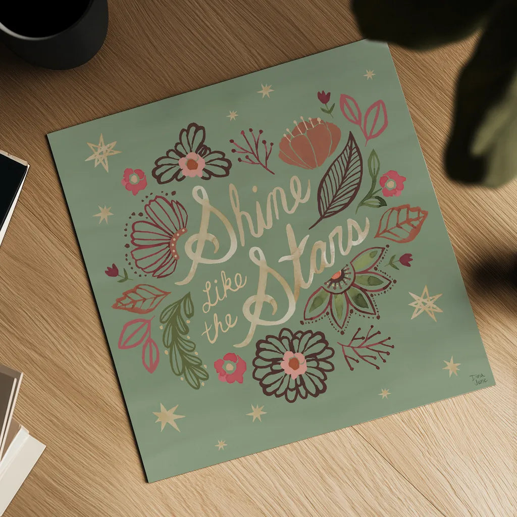 Floralscape VI by Dina June. Shown as a detailed flat fine art print, highlighting archival giclee quality. Available as an archival giclee rolled canvas, fine art paper, or poster print. SKU 85971a.