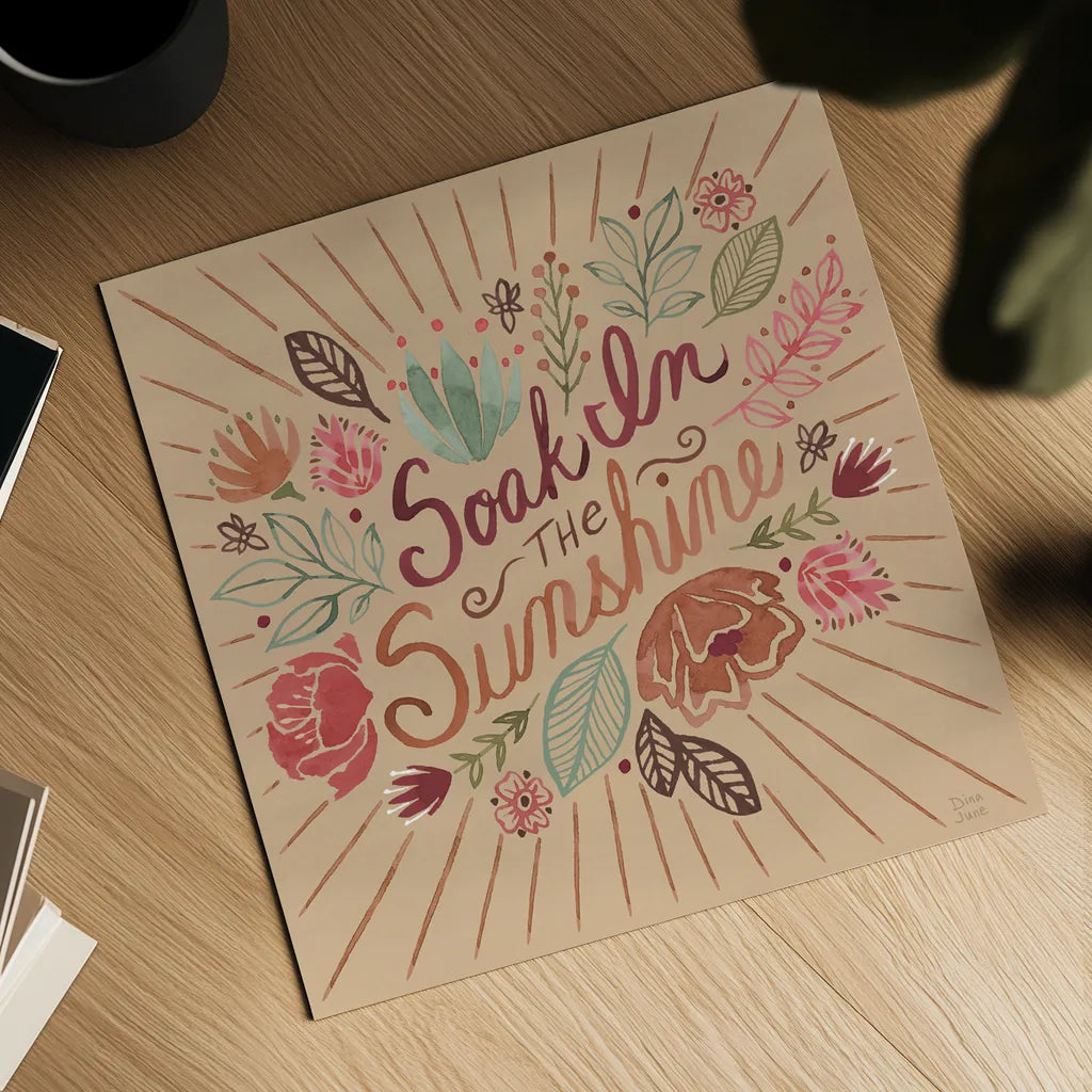 Floralscape VII by Dina June. Shown as a detailed flat fine art print, highlighting archival giclee quality. Available as an archival giclee rolled canvas, fine art paper, or poster print. SKU 85972a.