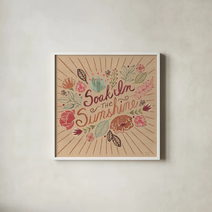 Floralscape VII by Dina June. Shown in a crisp white glass frame for a clean and minimalist style. Available as an archival giclee rolled canvas, fine art paper, or poster print. SKU 85972a.