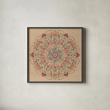 Floralscape VIII by Dina June. Shown in a sleek black glass frame for a contemporary gallery look. Available as an archival giclee rolled canvas, fine art paper, or poster print. SKU 85973a.