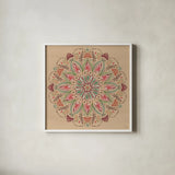 Floralscape VIII by Dina June. Shown in a crisp white glass frame for a clean and minimalist style. Available as an archival giclee rolled canvas, fine art paper, or poster print. SKU 85973a.