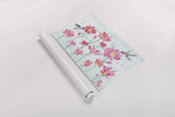 Flowers and Feathers I by Dina June. shown as a rolled paper print. Available as archival giclee rolled canvas, fine art paper, or poster print. SKU 62261i.