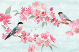 Flowers and Feathers II by Dina June. SKU 62262i. Archival Giclee Fine art print for wall decor.