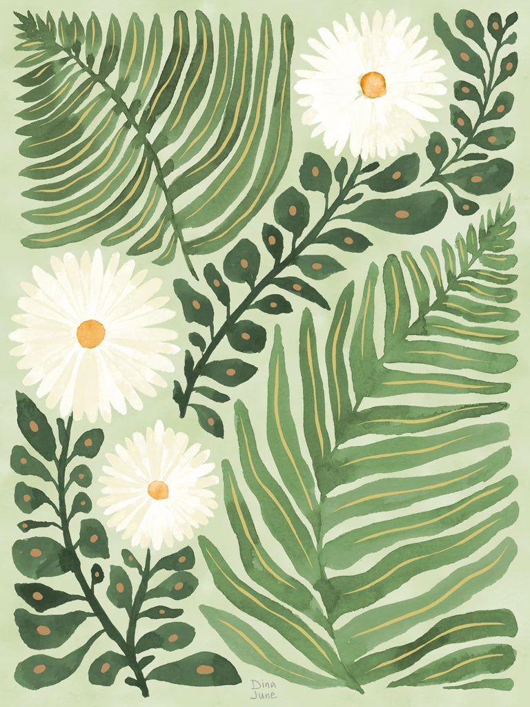 Fresh Fronds II by Dina June