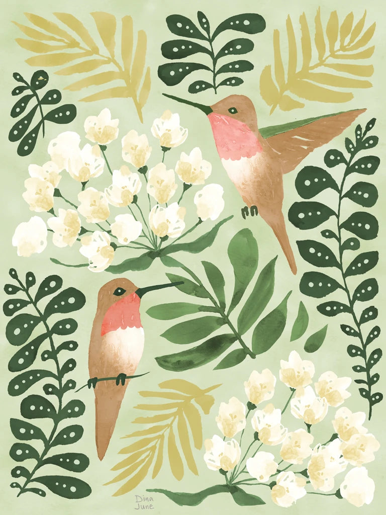 Fresh Fronds III by Dina June