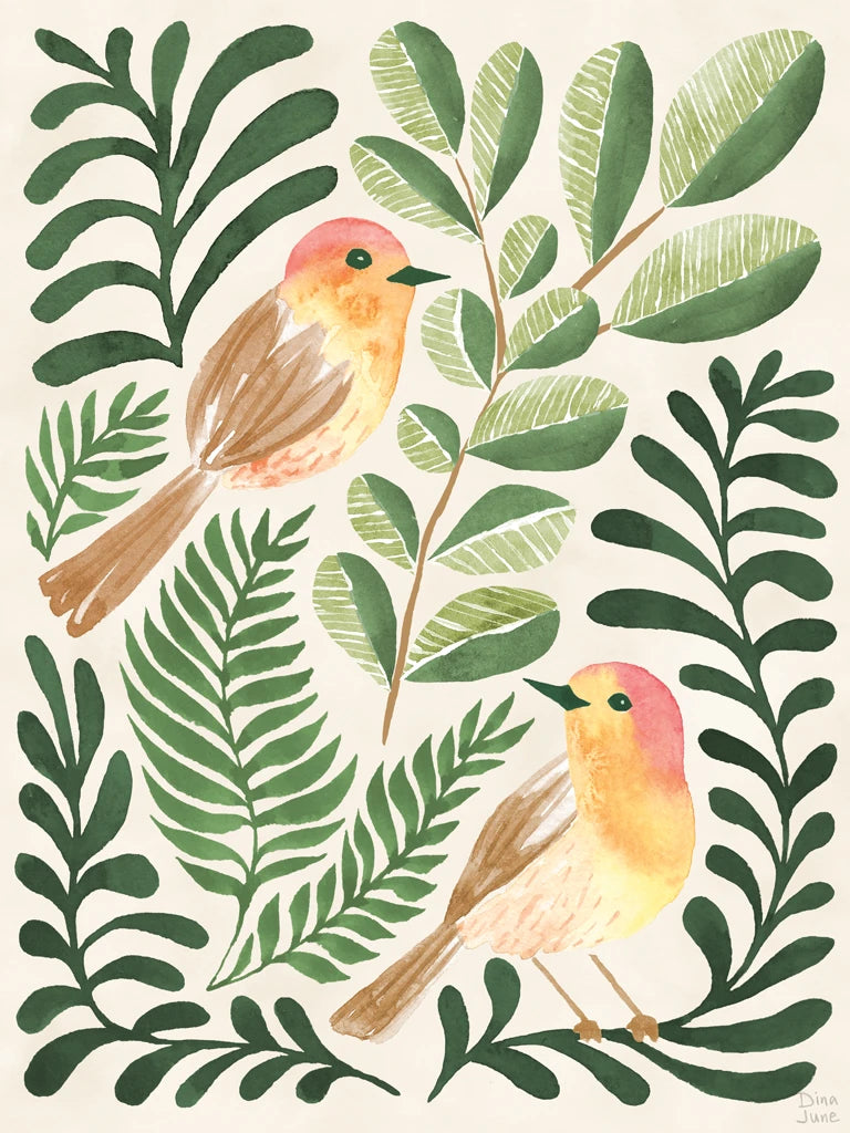 Fresh Fronds IV by Dina June
