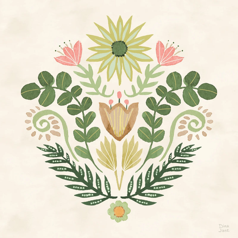 Fresh Fronds VI by Dina June