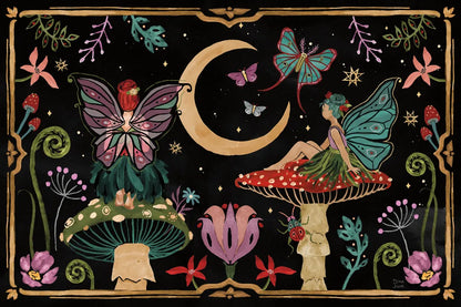 Garden Of Wonder I Dark by Dina June. SKU 84758i. Archival Giclee Fine art print for wall decor.