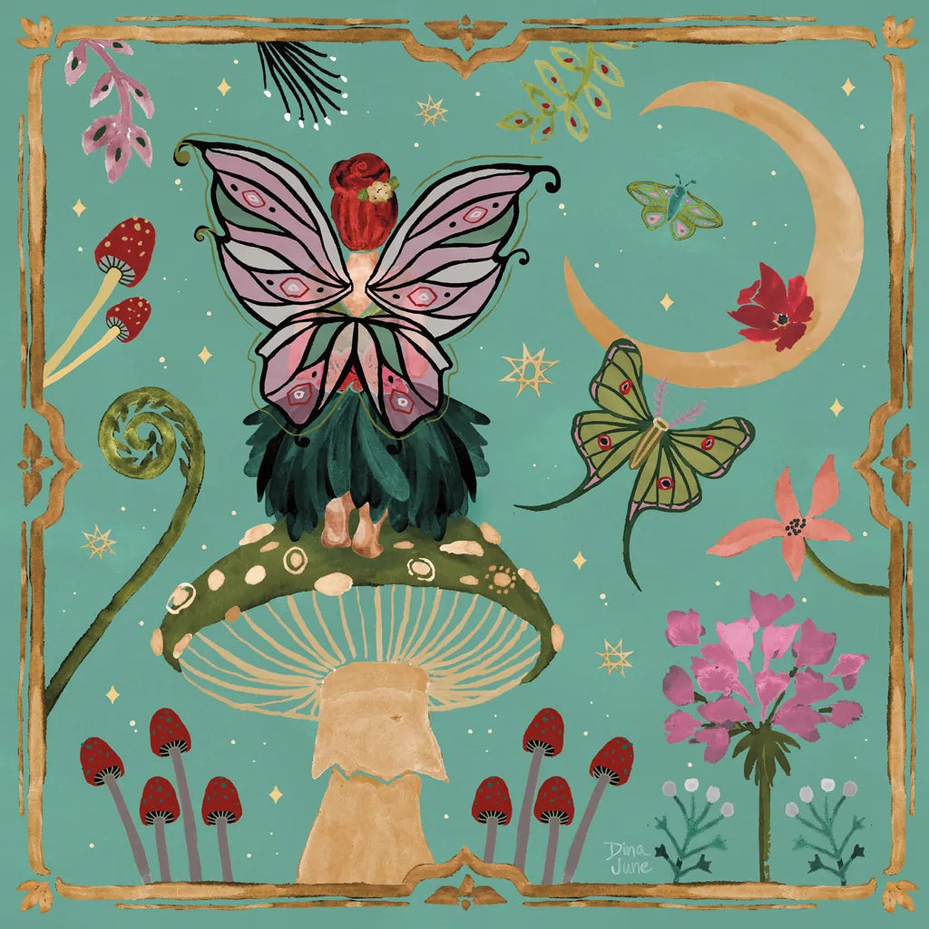 Garden Of Wonder II by Dina June. SKU 84754a. Archival Giclee Fine art print for wall decor.