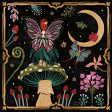 Garden Of Wonder II Dark by Dina June. SKU 84759a. Archival Giclee Fine art print for wall decor.