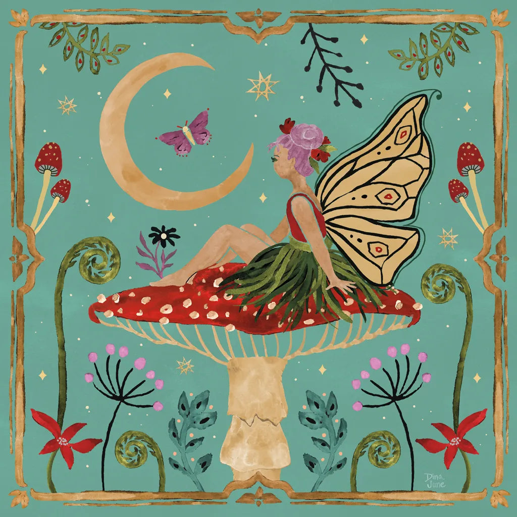 Garden Of Wonder III by Dina June. SKU 84755a. Archival Giclee Fine art print for wall decor.