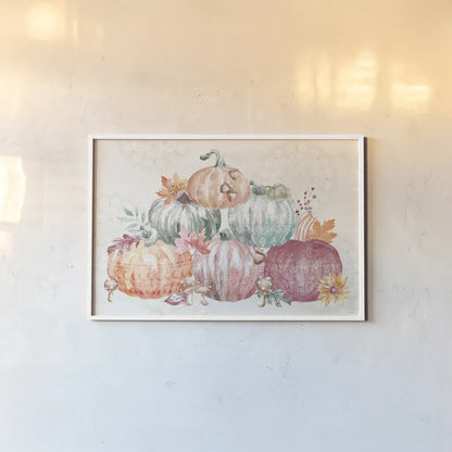 Harvest Touch IV by Dina June. shown as a paper print in a white frame. Available as a archival giclee rolled canvas, fine art paper, or poster print. SKU 71117i.