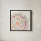 Harvest Touch IX by Dina June. Shown in a sleek black glass frame for a contemporary gallery look. Available as an archival giclee rolled canvas, fine art paper, or poster print. SKU 71122a.