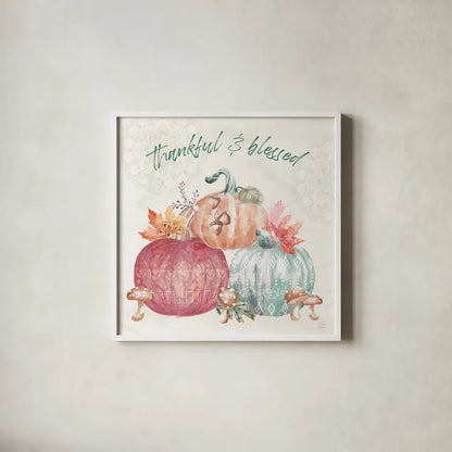 Harvest Touch VI by Dina June. Shown in a crisp white glass frame for a clean and minimalist style. Available as an archival giclee rolled canvas, fine art paper, or poster print. SKU 71119a.
