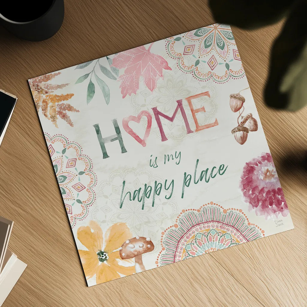 Harvest Touch VIII by Dina June. Shown as a detailed flat fine art print, highlighting archival giclee quality. Available as an archival giclee rolled canvas, fine art paper, or poster print. SKU 71121a.