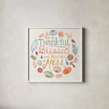 Harvest Whimsy VIII by Dina June. Shown in a crisp white glass frame for a clean and minimalist style. Available as an archival giclee rolled canvas, fine art paper, or poster print. SKU 91927a.